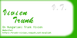 vivien trunk business card